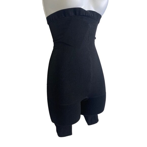Assets by Sara Blakely High Waist Mid Thigh Black Sensational Shaper 58F42 SZ 2 - Picture 3 of 7